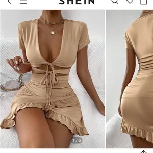 Never worn. Purchased on 08-08-2022. Nude. On SHEIN for $16.
